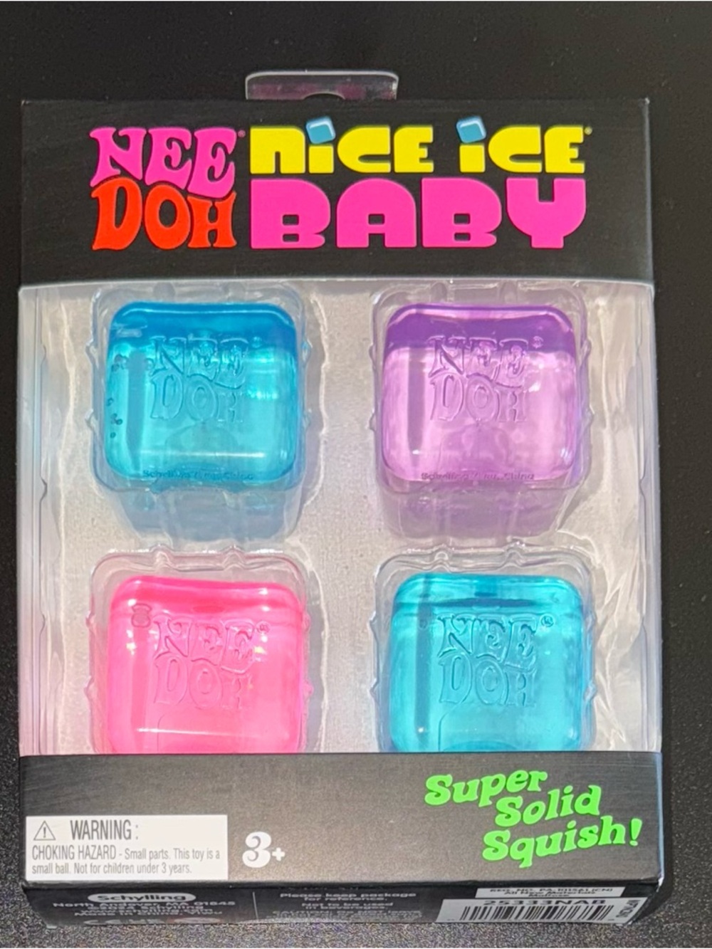 NeeDoh Nice Ice Baby 4 pack, Set of Four NEW SEALED BOX
